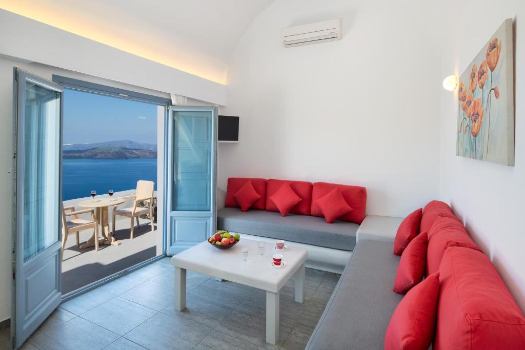 Posezení v ubytování Apanemo Hotel & Suites
