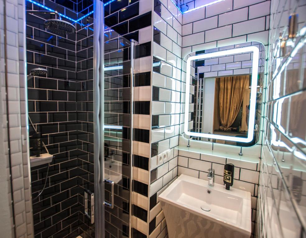 Koupelna v ubytování Urban Boutique Hotel