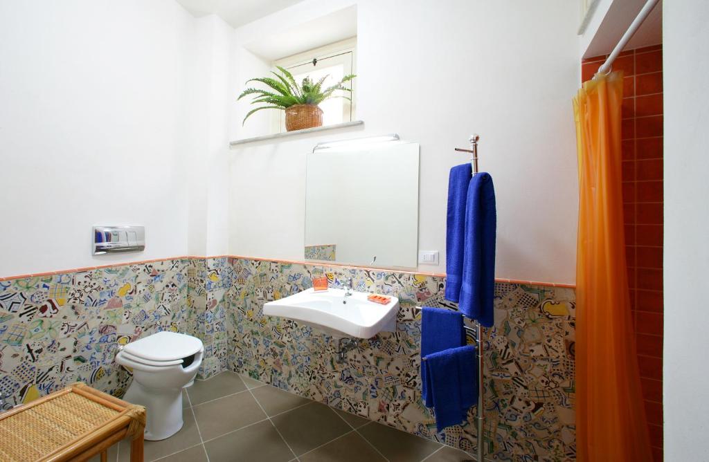 Kúpeľňa v ubytovaní Residence Erice Pietre Antiche