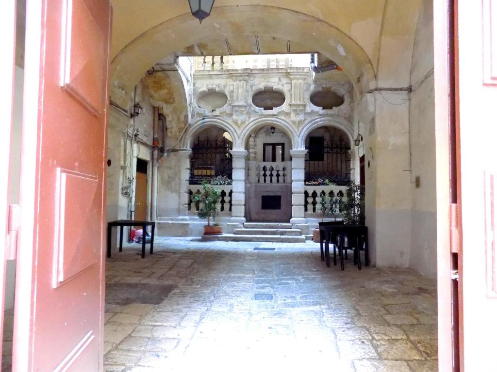 The facade or entrance of San Gregorio House
