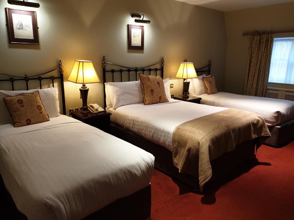 Postel nebo postele na pokoji v ubytování The Listowel Arms Hotel