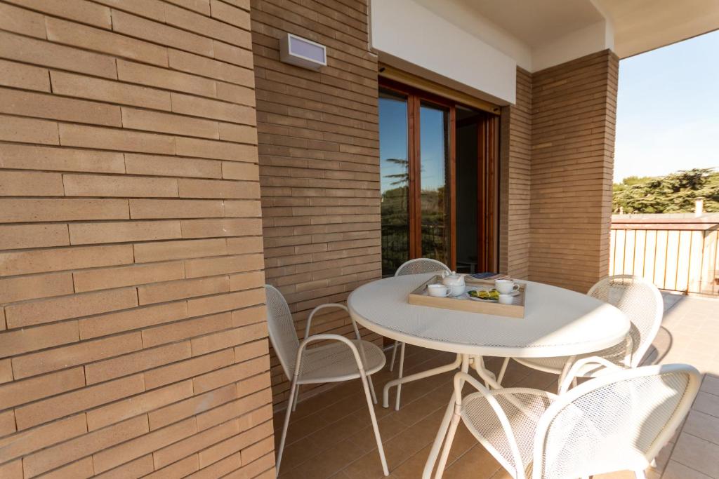 Balkón nebo terasa v ubytování 4B B&B