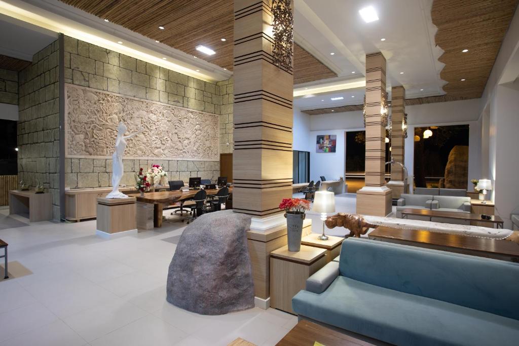Posezení v ubytování Villa Cha-Cha Krabi Beachfront Resort