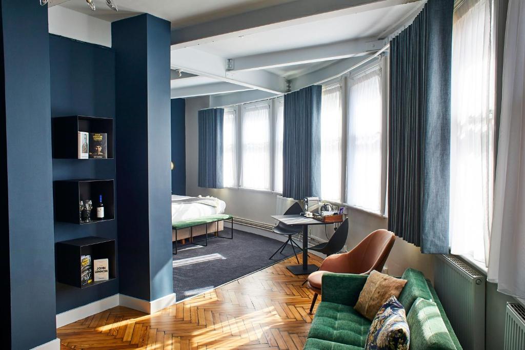Posezení v ubytování ABode Manchester