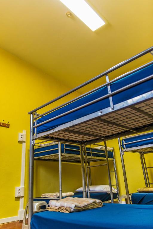 Postel nebo postele na pokoji v ubytování Hostel Santa Monaca