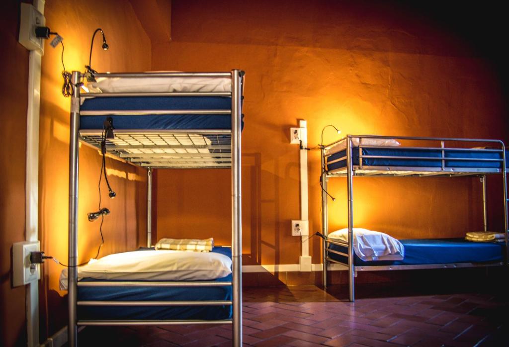 Postel nebo postele na pokoji v ubytování Hostel Santa Monaca