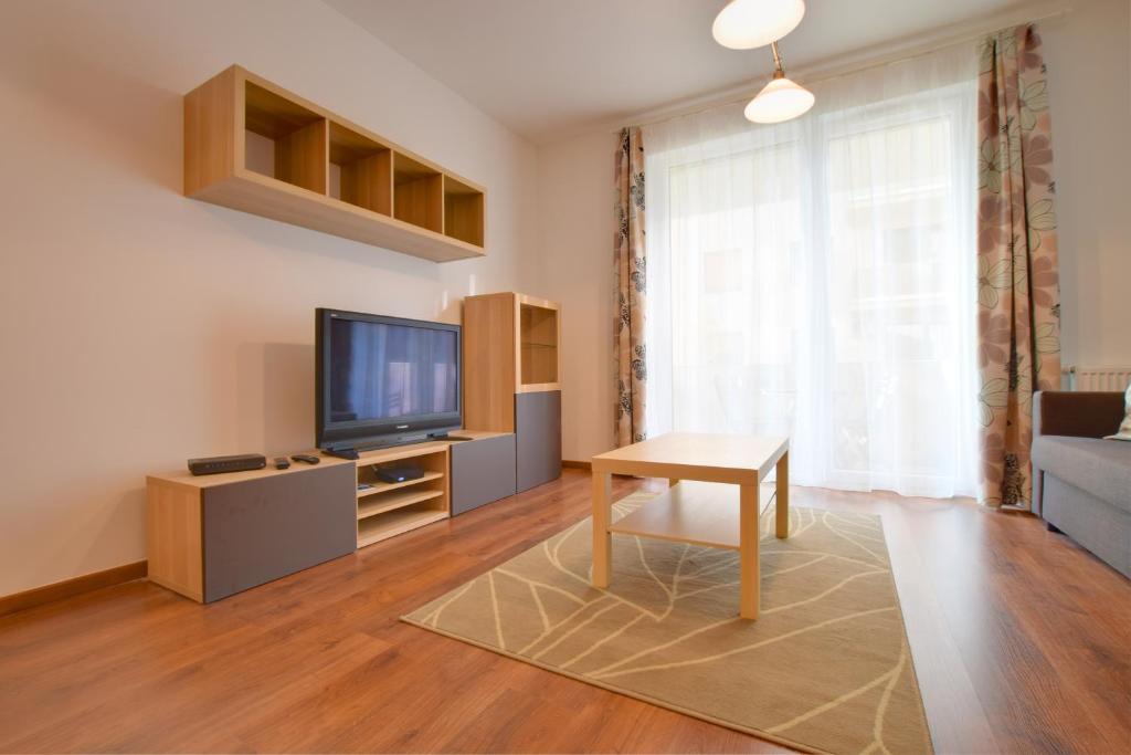 Vision Apartments Budapestにあるテレビまたはエンターテインメントセンター