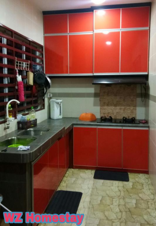 Kuchyň nebo kuchyňský kout v ubytování Double Storey @ Tapah