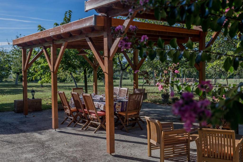 Zahrada ubytování Domaine de Sonnard
