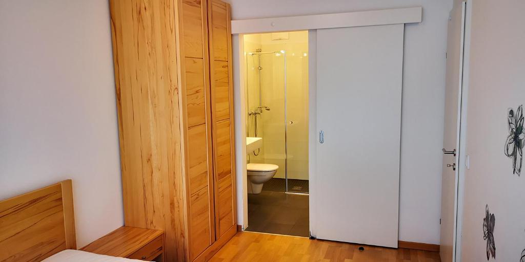 Koupelna v ubytování Appartements Nassfeld LUX