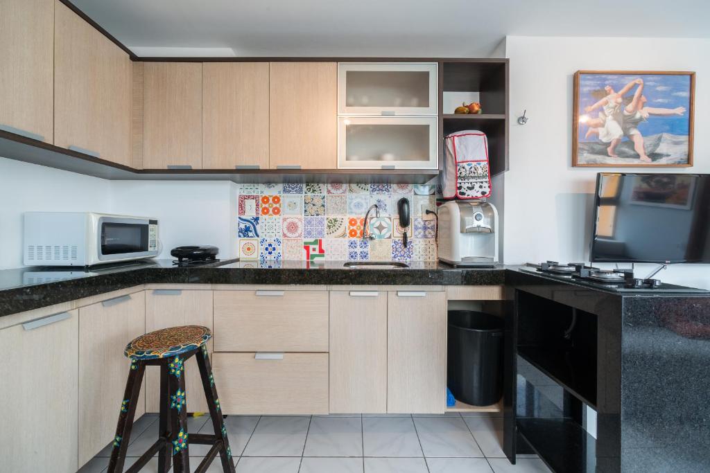  PBO902 Ótimo Flat na Jaqueira para até 3 pessoas