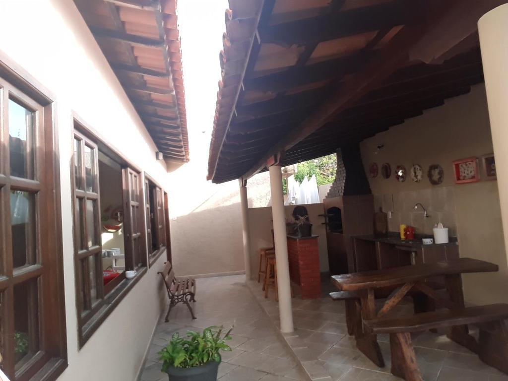 Patio nebo venkovní prostory v ubytování Pousada Pé de Caju