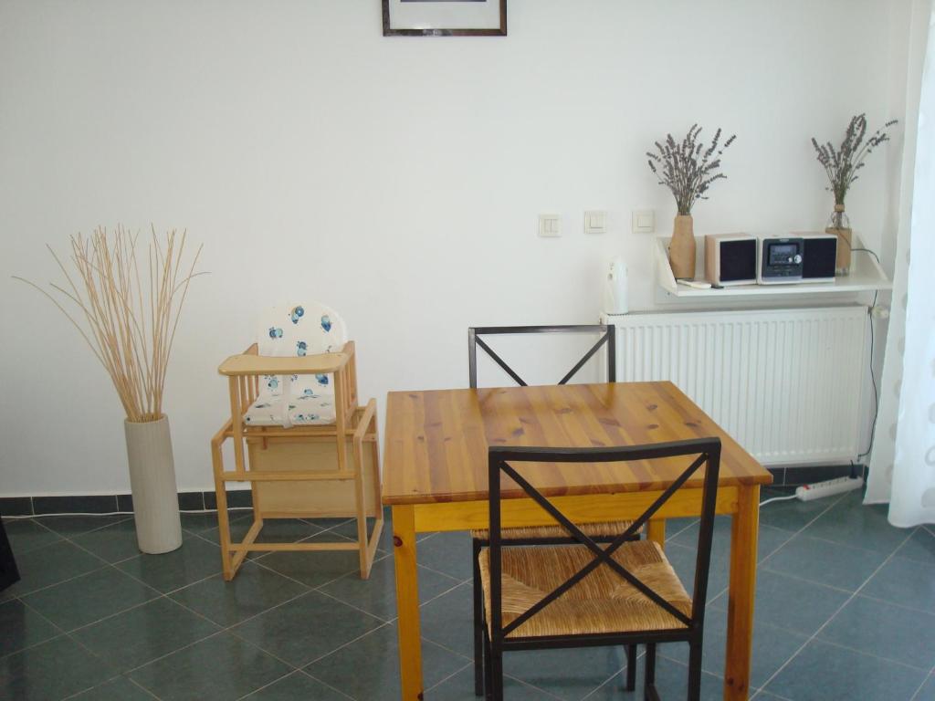 Kuchyň nebo kuchyňský kout v ubytování Pension Oasis