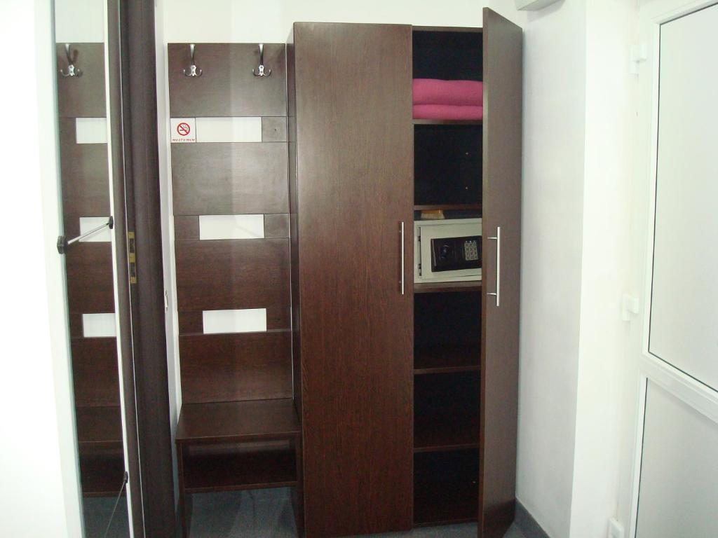 Kuchyň nebo kuchyňský kout v ubytování Pension Oasis