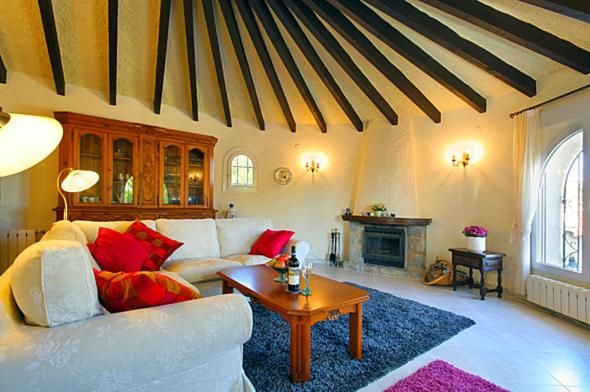 A seating area at Casa Resa