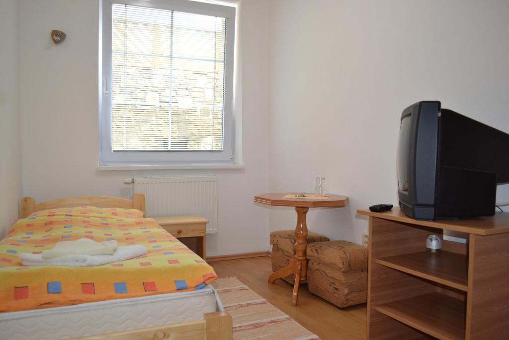 TV a/nebo společenská místnost v ubytování Privat Julia