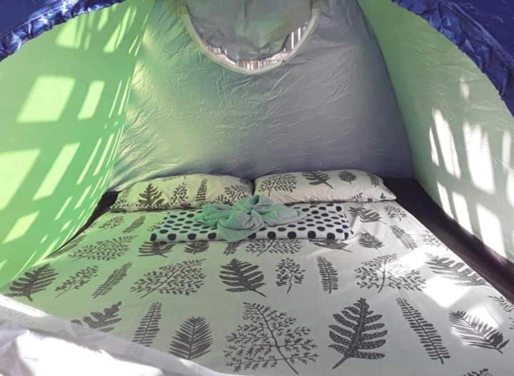 Letto o letti in una camera di SHALOM CAMP