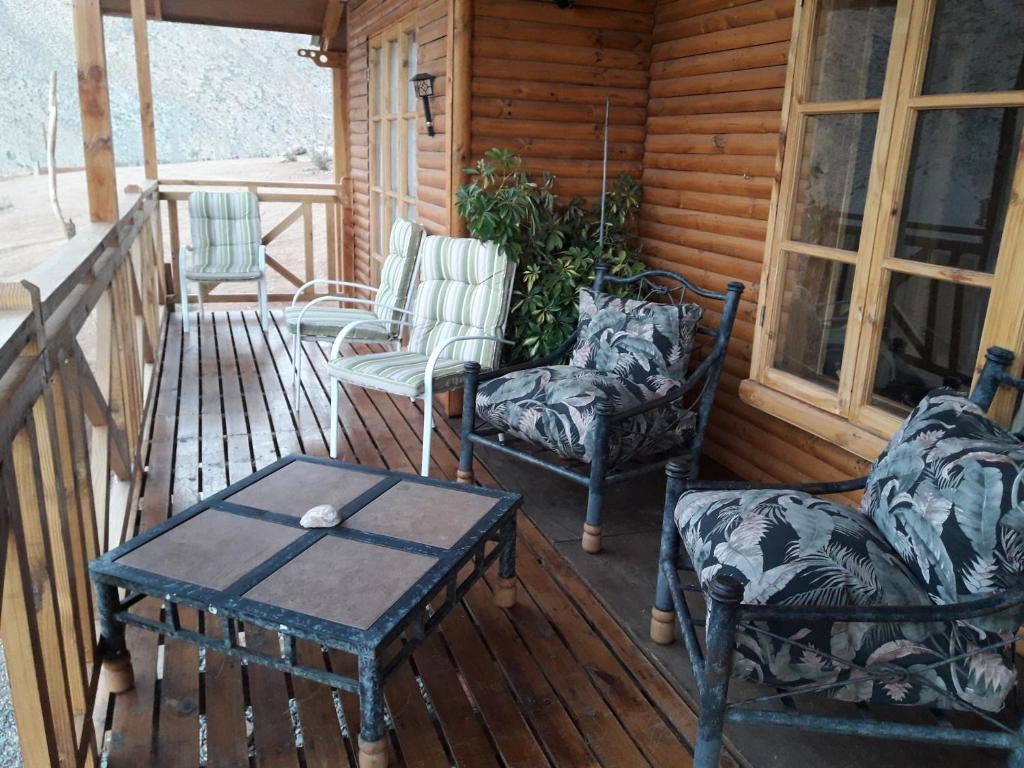 Posezení v ubytování Jardin de Estrellas