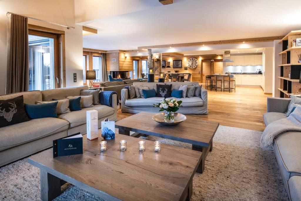 Posezení v ubytování Keystone Lodge by Alpine Resorts