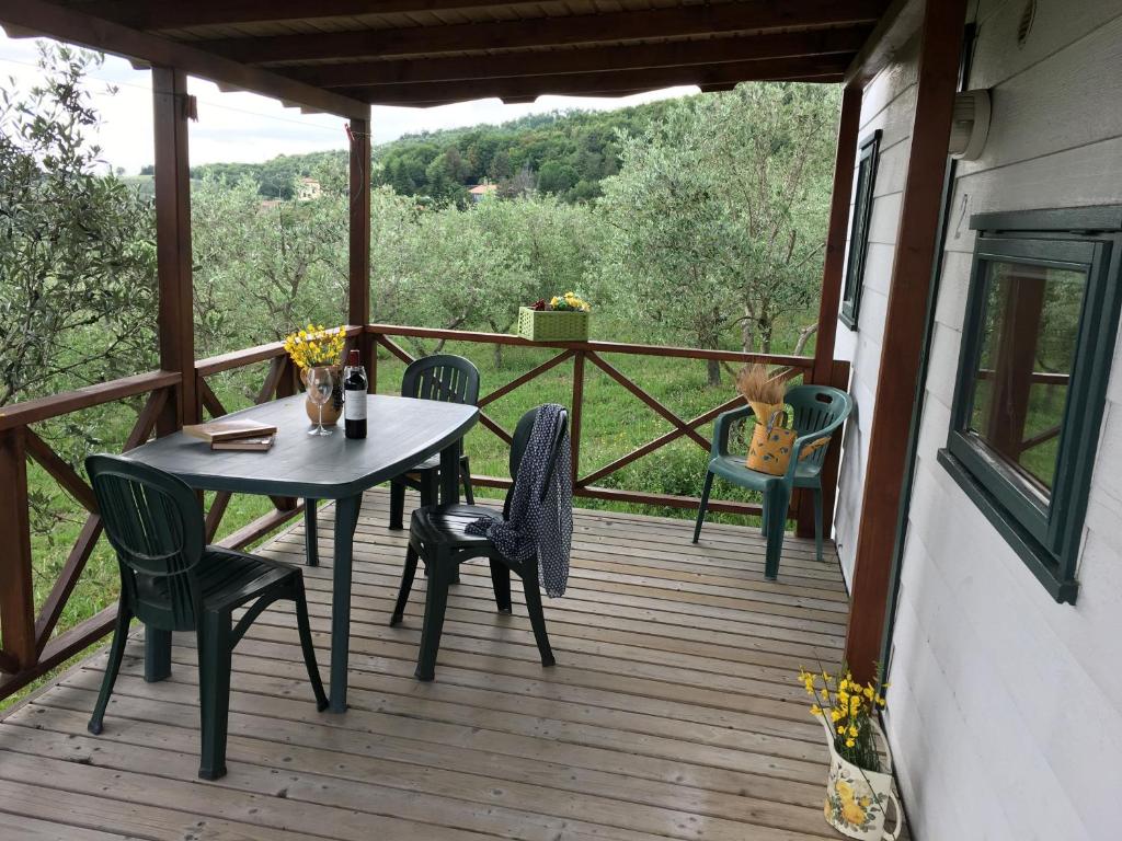 Balkón nebo terasa v ubytování Camping San Giusto