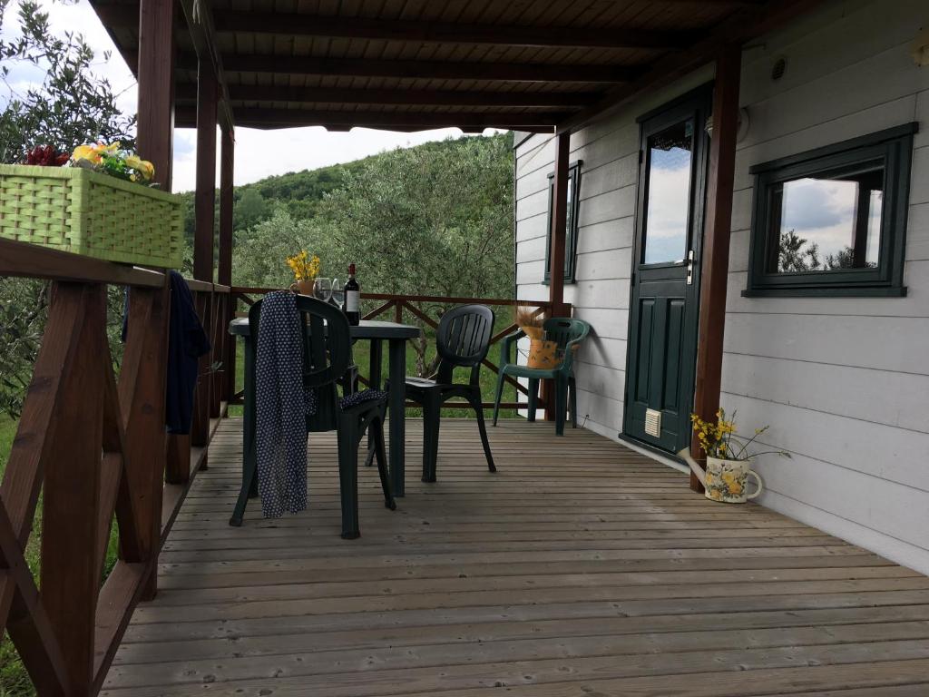 Balkón nebo terasa v ubytování Camping San Giusto