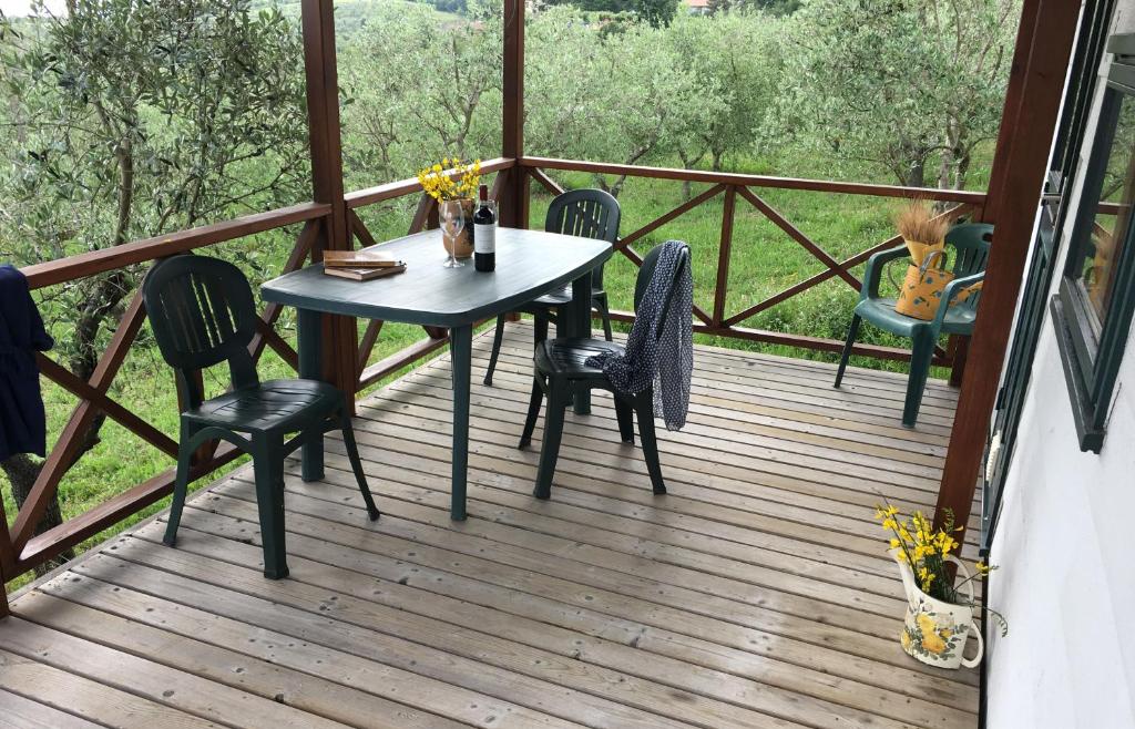Balkón nebo terasa v ubytování Camping San Giusto