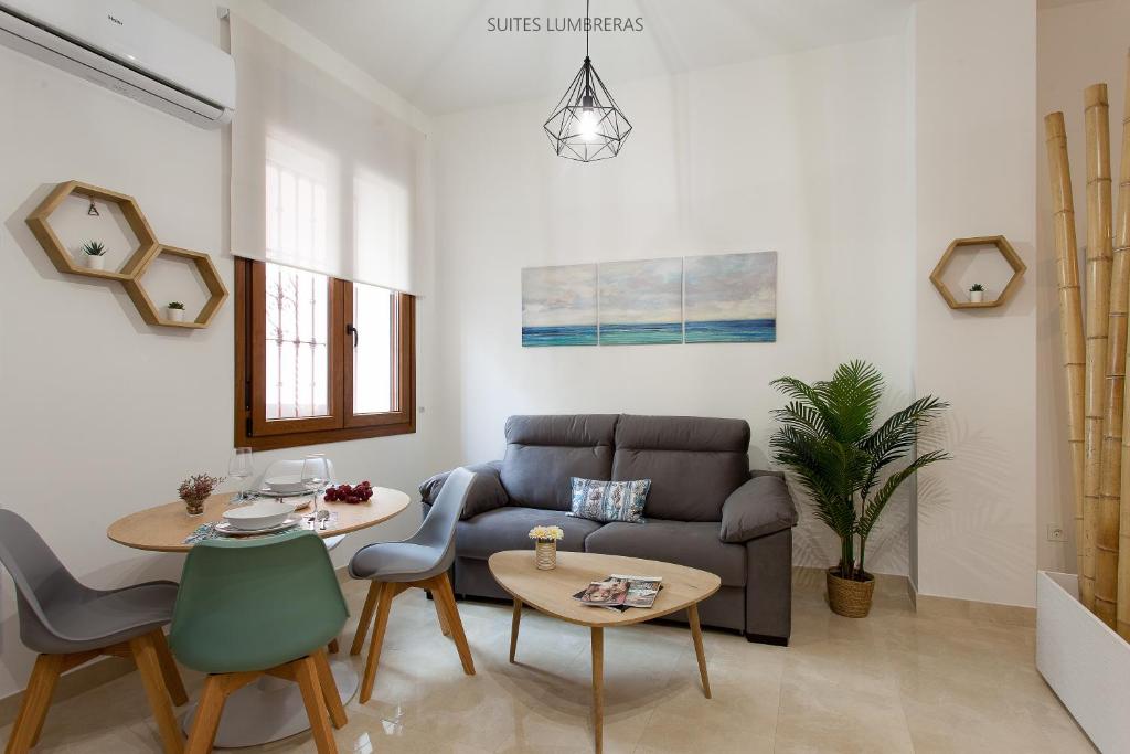 Posezení v ubytování Suites Lumbreras