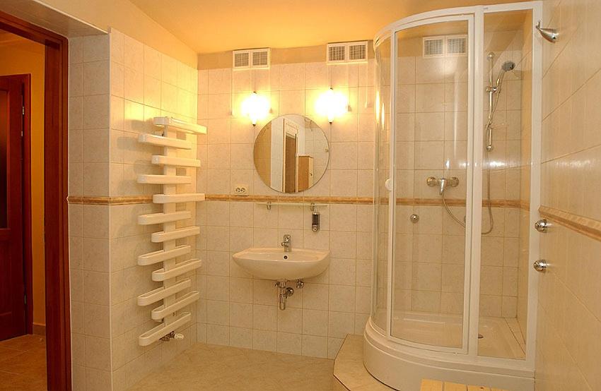 Kúpeľňa v ubytovaní Aranykert Vendégház