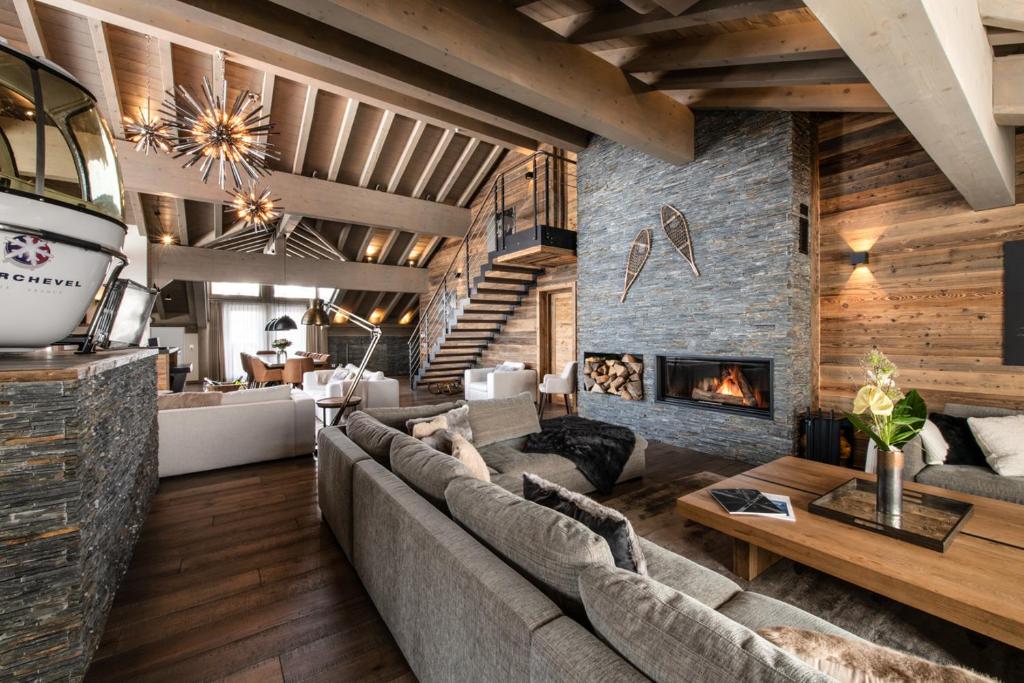 Posezení v ubytování Mammoth Lodge by Alpine Resorts