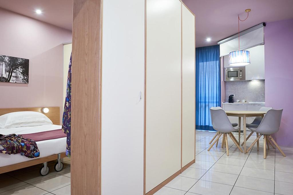 Voodi või voodid majutusasutuse Residence Leopoldo toas
