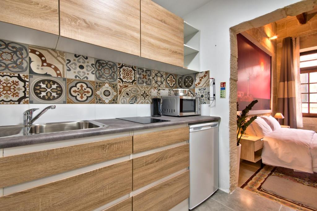 Kuchyň nebo kuchyňský kout v ubytování Laparelli Suites: Luxury Suite 3