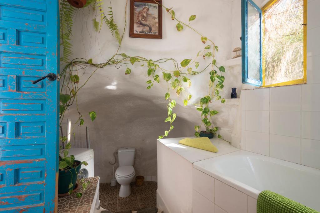 Koupelna v ubytování Casa Cueva Muntasal
