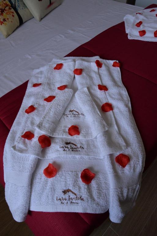Postel nebo postele na pokoji v ubytování B&B Lara Santola
