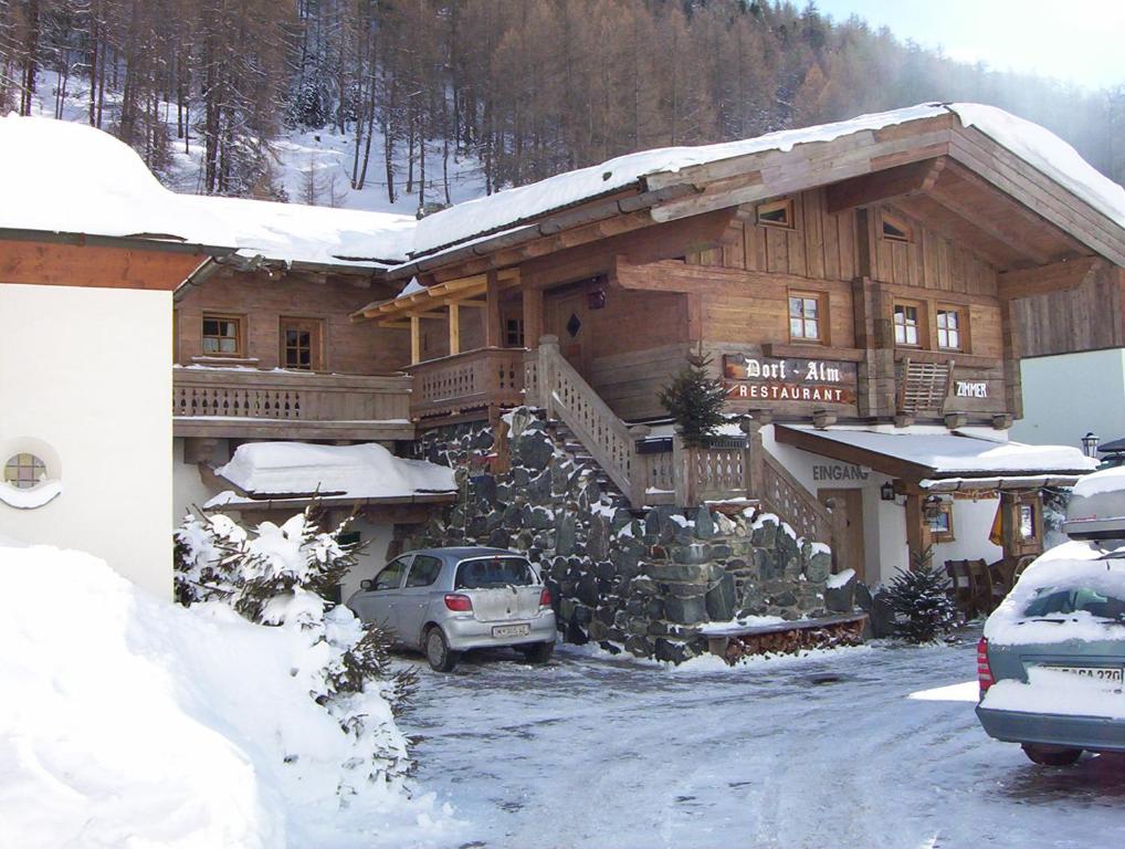 Dorf Alm v zimě