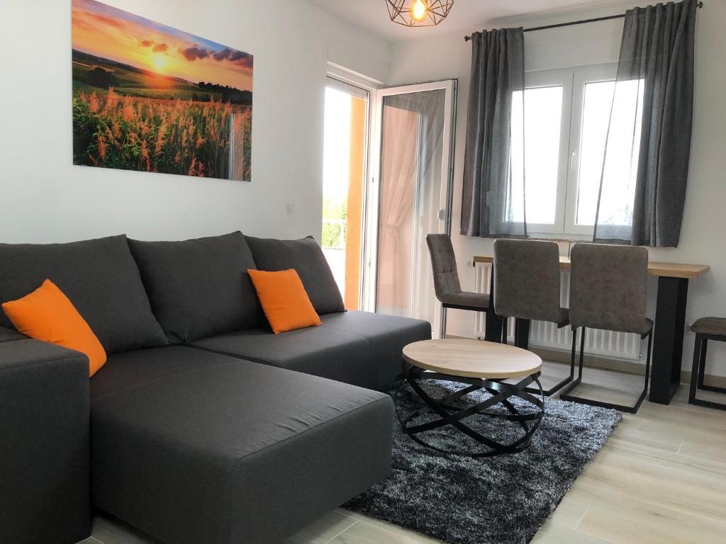 Część wypoczynkowa w obiekcie Apartments Villa Učka
