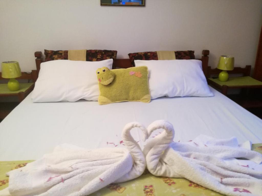 Postel nebo postele na pokoji v ubytování Miron apart&rooms