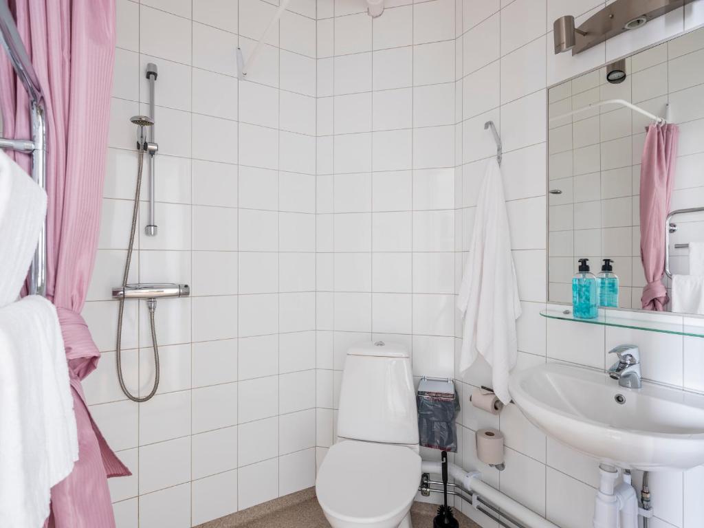 Koupelna v ubytování Slagsta Gate Hotell