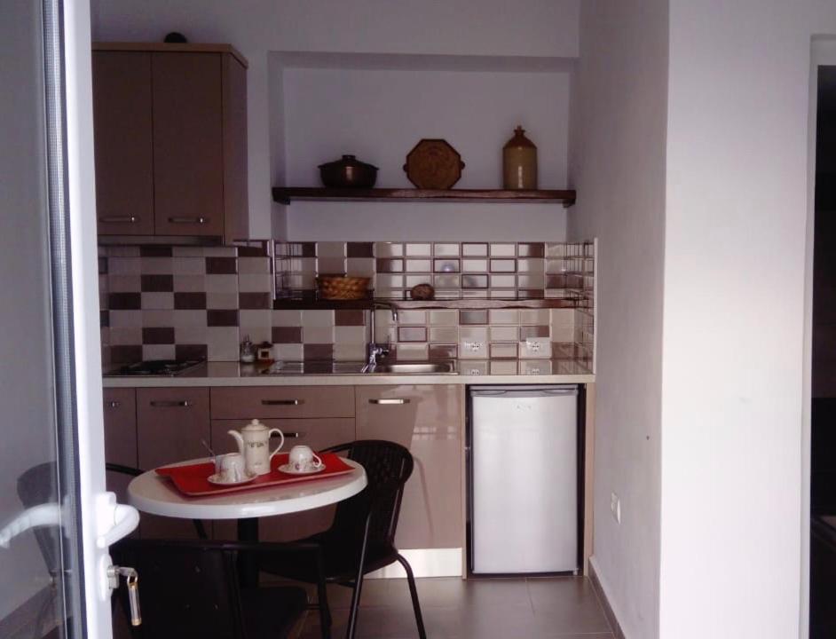 Kuchyň nebo kuchyňský kout v ubytování Valentina Rooms