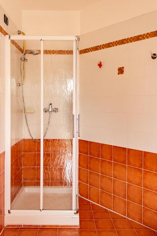 Koupelna v ubytování La Vecchia Cantina