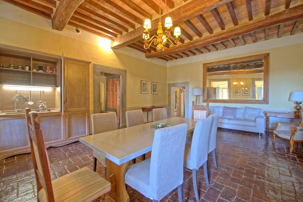 Posedenie v ubytovaní Castello di Montegufoni by PosarelliVillas