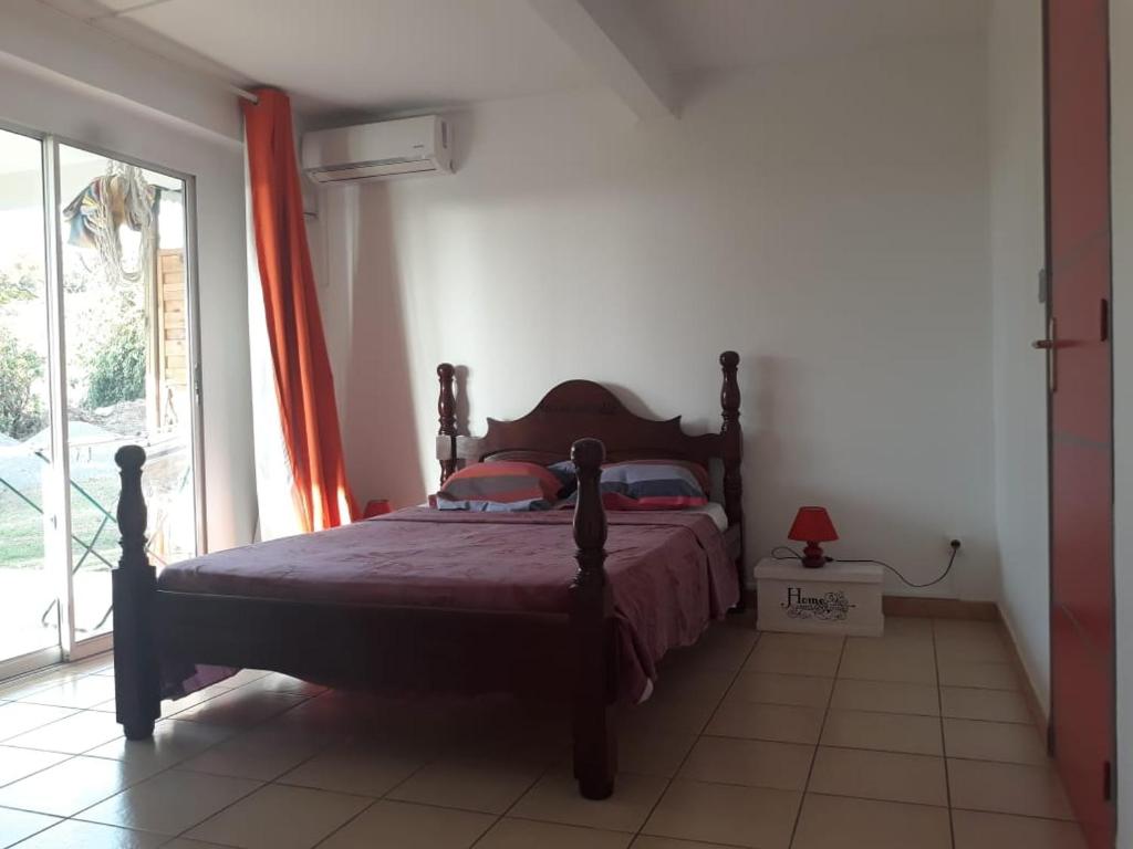 Postel nebo postele na pokoji v ubytování Appartement vue mer