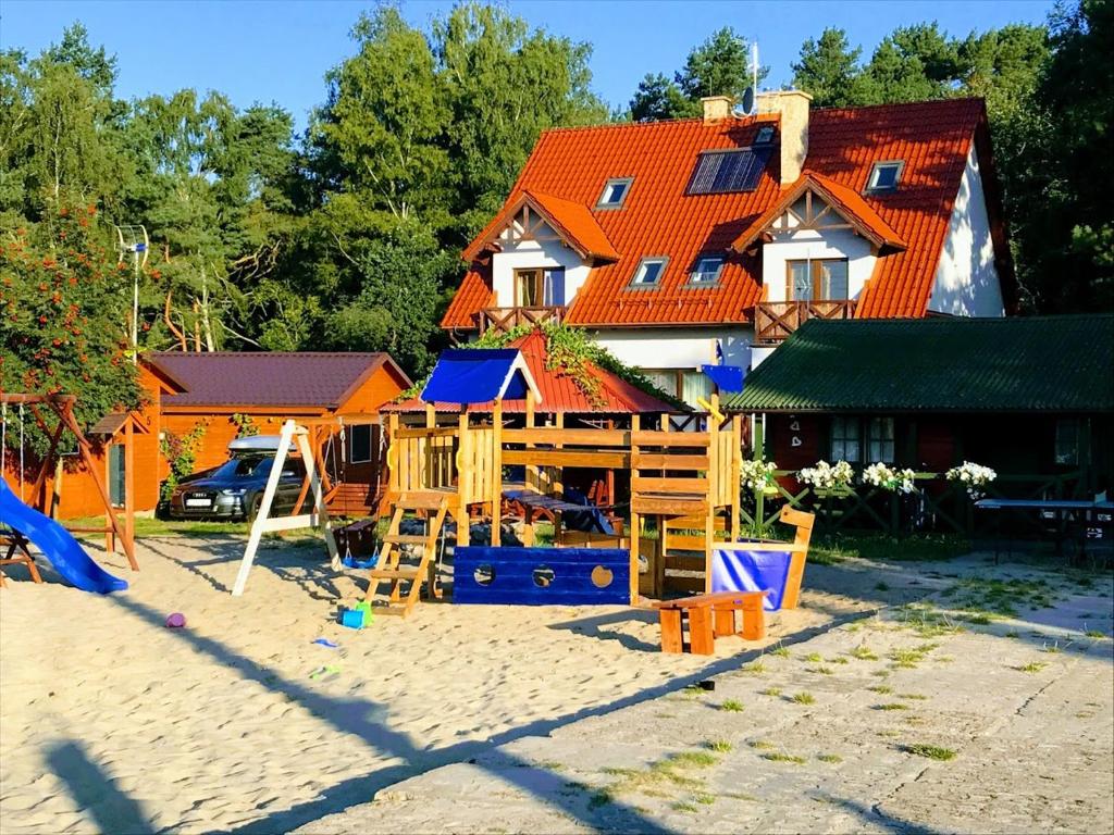 Herní místnost nebo prostor pro děti v ubytování Mini Camp U baby Agi