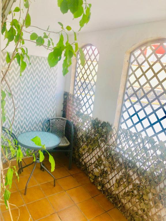 Posezení v ubytování Casita a 3 minutos de la playa con Aire Acondicionado e Internet