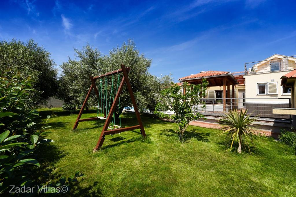 Vonkajšia záhrada v ubytovaní Villa Origano ZadarVillas