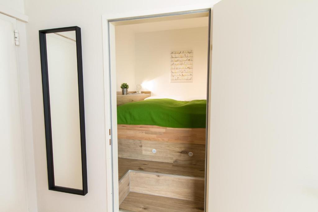 Postel nebo postele na pokoji v ubytování Apartment Kaiserstraße