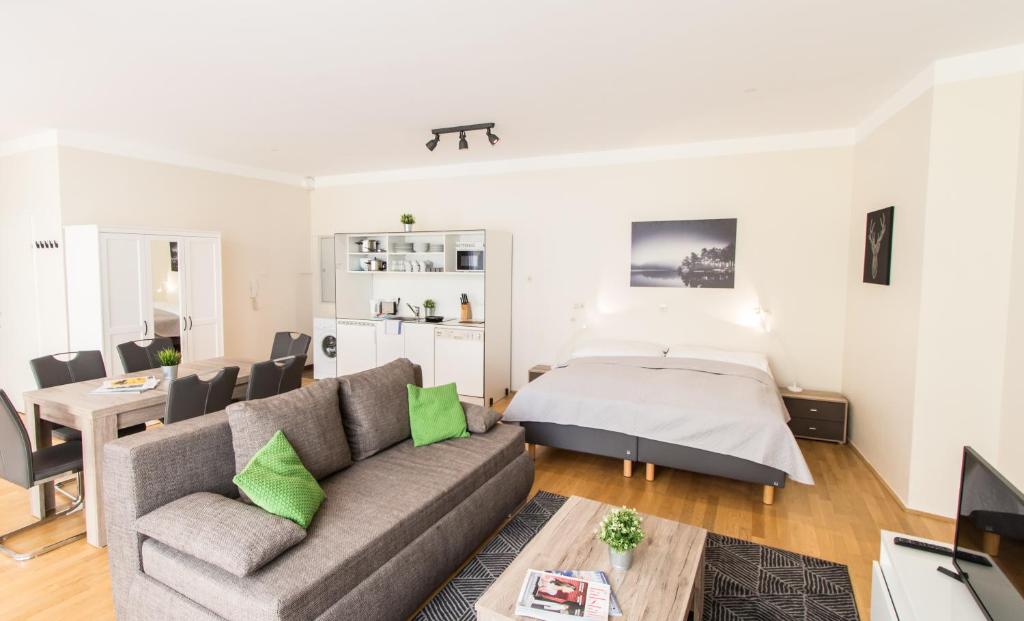 TV a/nebo společenská místnost v ubytování Apartment Kaiserstraße