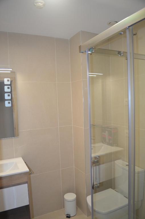 Koupelna v ubytování Hotel Onyarbi