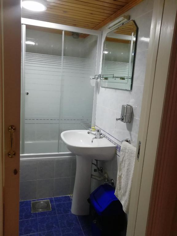 Koupelna v ubytování Viccini Suites
