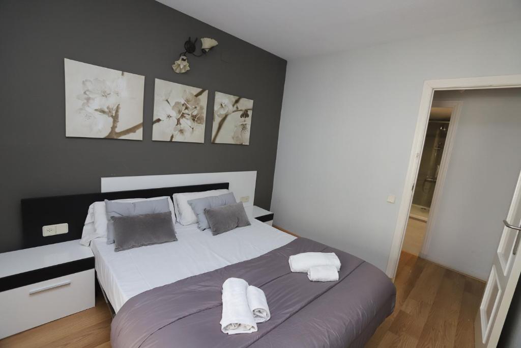 Posteľ alebo postele v izbe v ubytovaní DIFFERENTFLATS Altair