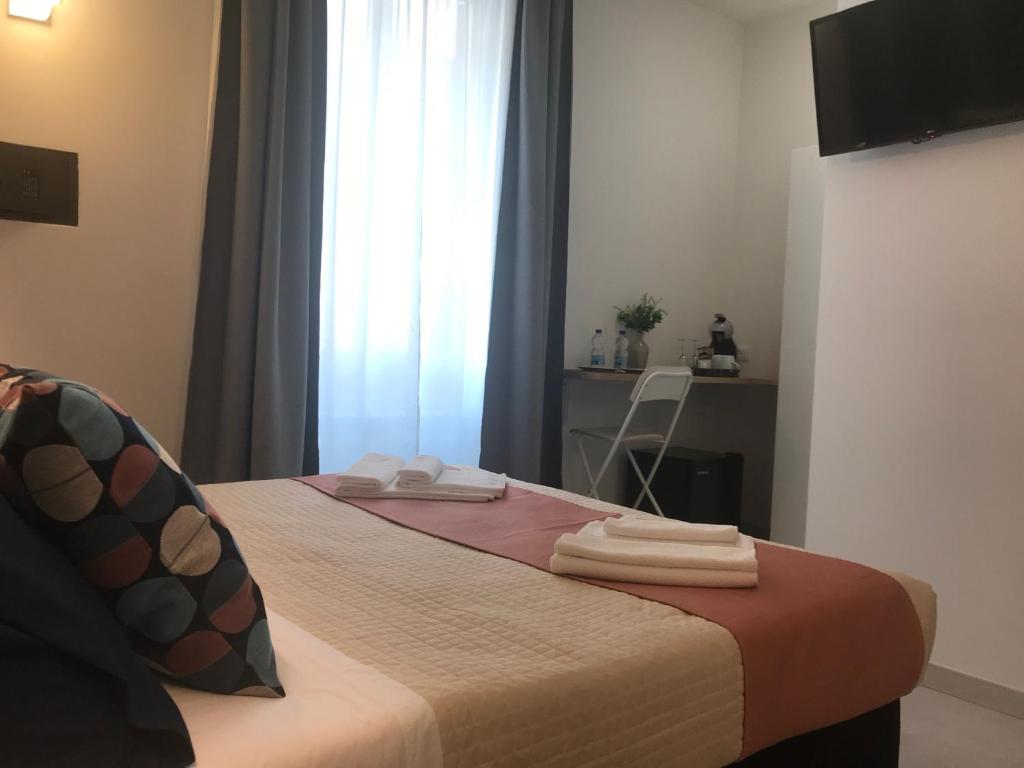 Postel nebo postele na pokoji v ubytování Alba rooms